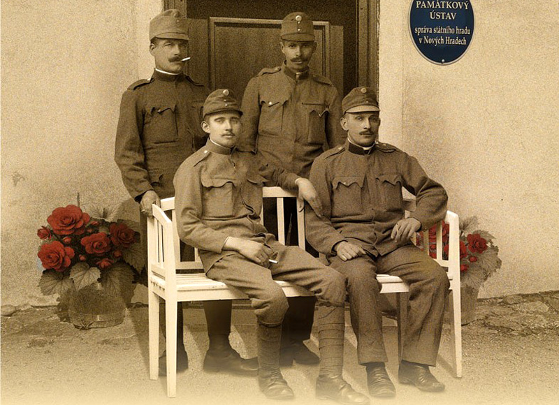 Pěší pluk c. k. rakouské armády zavítá do Nových Hradů