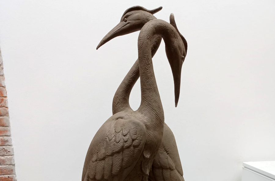 Volavky: Oblíbené sousoší se vrátí na původní místo do parku 