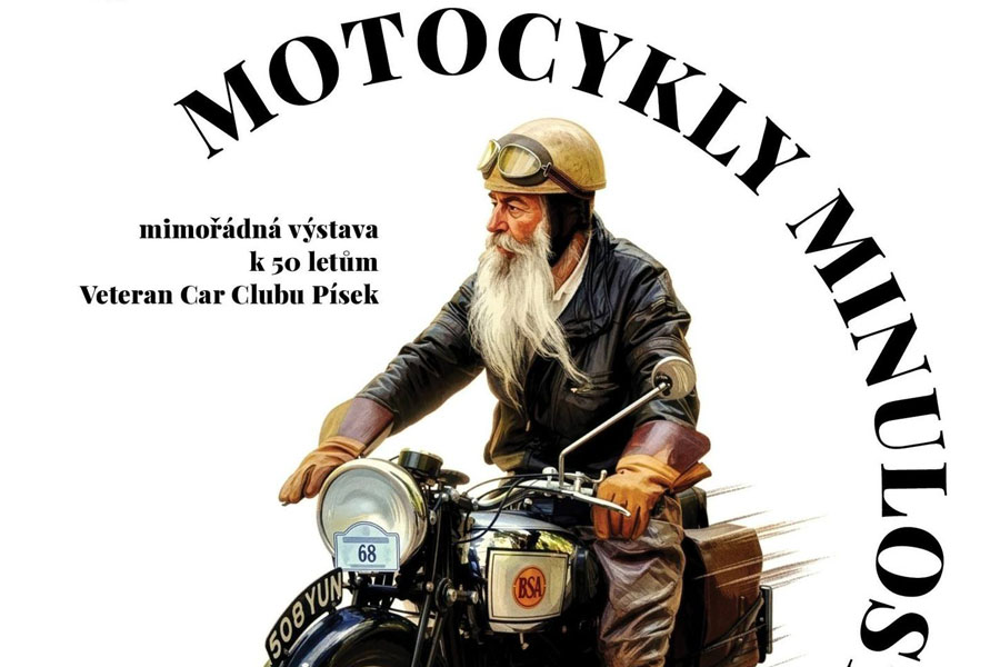 Přednáškový sál v Písku zaplnily historické motocykly