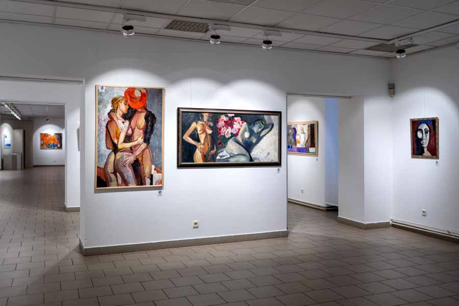 Obrazy a grafické listy: Výtvarník slaví životní jubileum