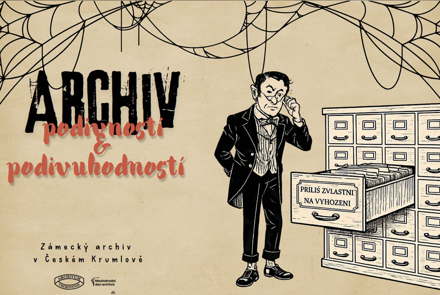 Do zámeckého archivu v Českém Krumlově pronikl i Pepek námořník