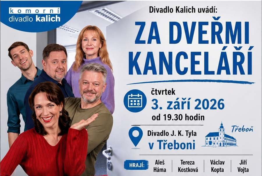 Komorní Divadlo Kalich přiveze šest příběhů do Třeboně