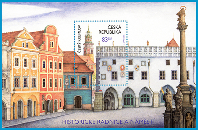 Česká pošta vydala známku s motivem Českého Krumlova